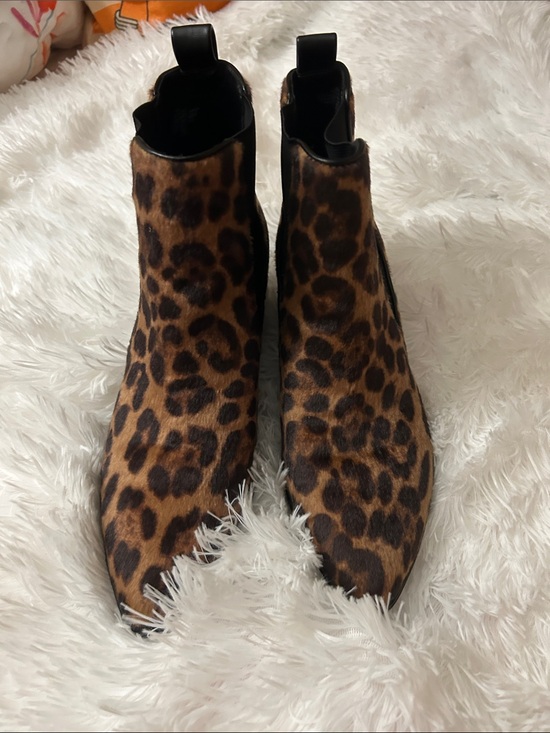 Nine West Shoes - Nine West Leopard-Print Chelsea Ankle Boots - Brown & Black